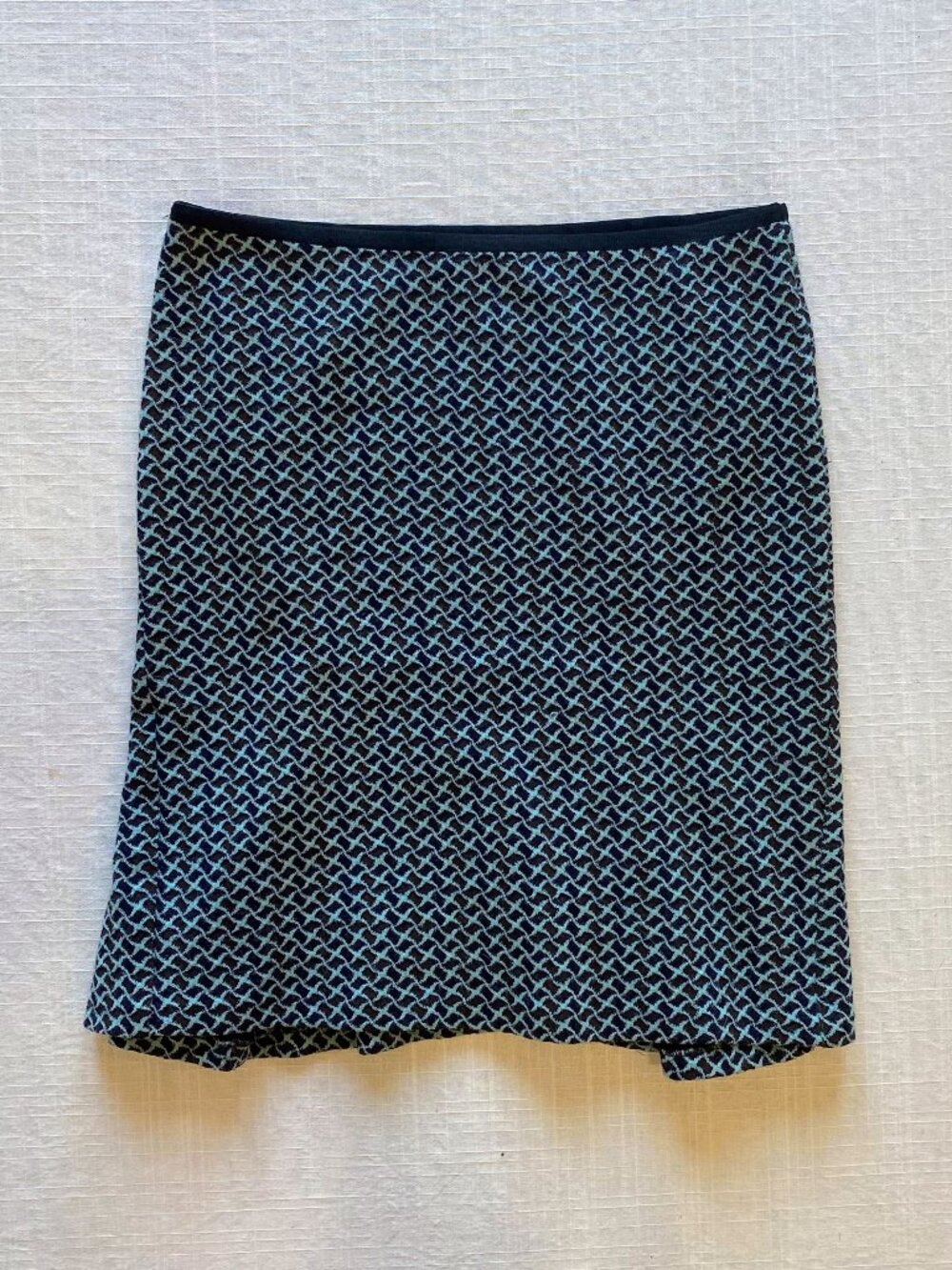 Vintage Diane Von Furstenburg Skirt / Wool Blend / Made in USA / Y2K